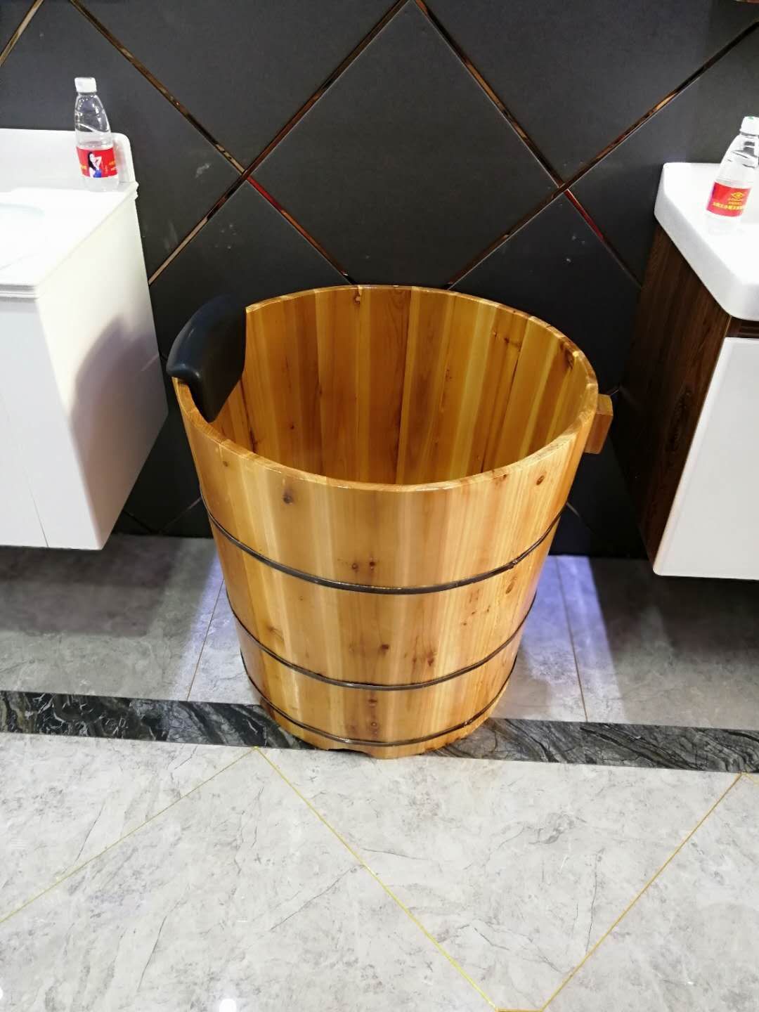 3EW1香杉木圆形成人泡澡木桶