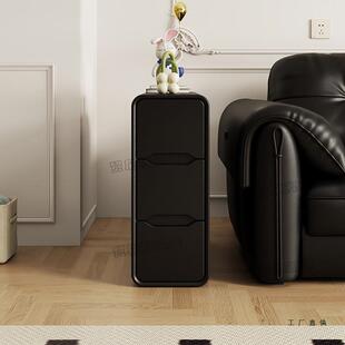 实木超窄沙发边柜985边几储物现柜厅侧柜边代简客约沙发旁轻奢夹