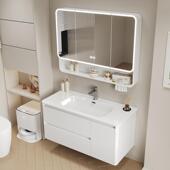 厚蜂窝铝合金屉款 室柜649圆抽弧陶瓷加盆浴阳台全铝洗手