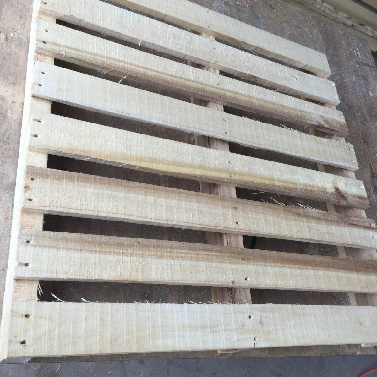 杨木盘实四面进叉木栈MKO板仓储托流运输仓物库木垫板