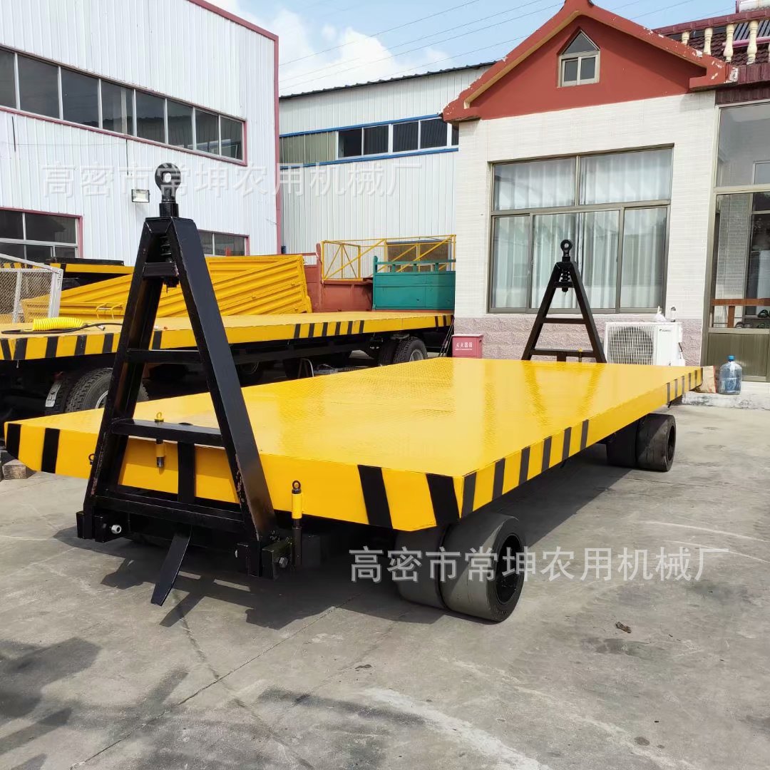载重25吨双转向牵引平板拖车