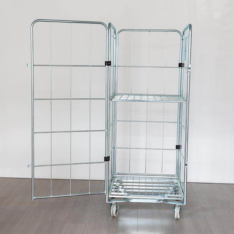 折叠式物流台车动周转笼车运运搬仓移储箱车物流输车间杂物周940