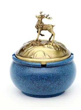 博件喜烟灰881意缸客厅茶台茶具配件摆设茶桌家用办公室摆创个性