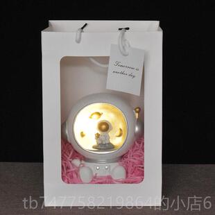 正品孩宇航员存钱罐大号男生日礼物创意个性只进独不出特机器猫储