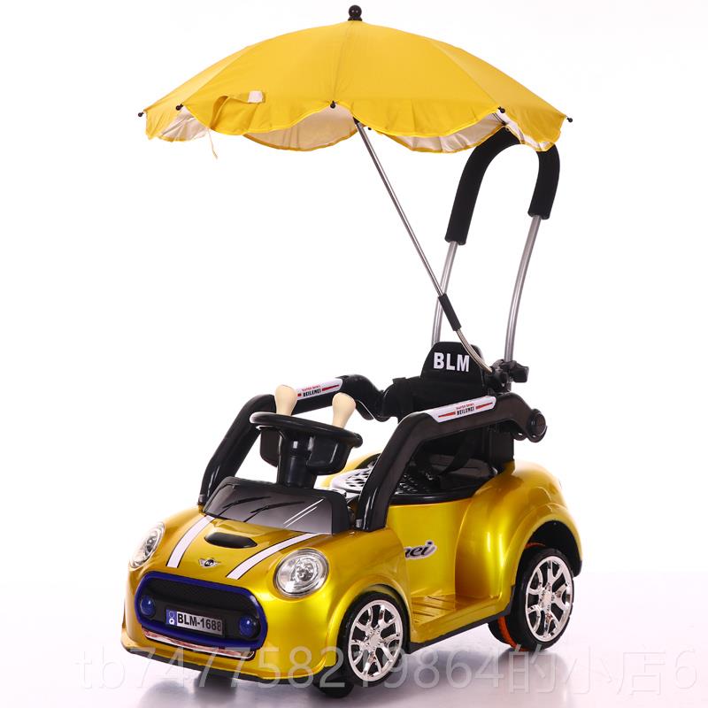 正品手推儿童电动车孩婴儿四轮汽宝宝摇摆遛可娃摇摇车车坐人男女