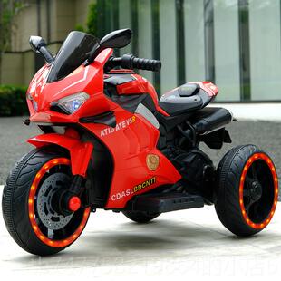 正品童电遥动机车男宝宝玩儿具控车可坐人小孩充电三轮电瓶车女双
