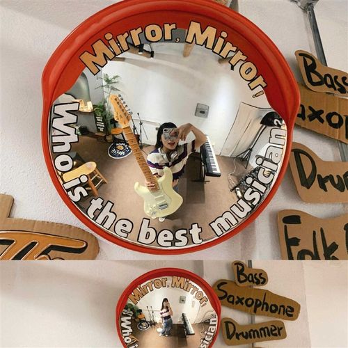 【新家的100个快递】凹凸镜拍照哈哈镜镜子改造diy室内装饰广角镜