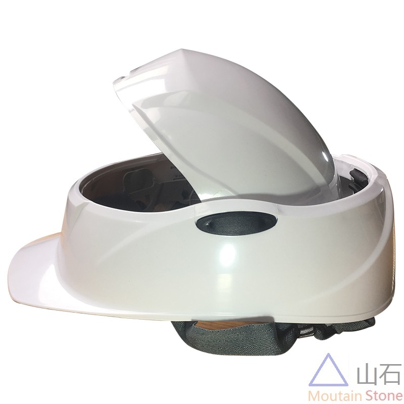 蓝岩F2可折叠安全帽头盔电动国标便携式防护帽防灾地避震收纳防护