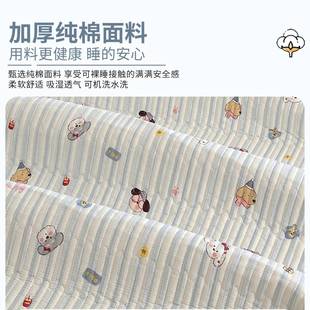 A类纯棉床盖SX202507单件2款 025新棉榻榻米全防滑床单夹棉薄褥四