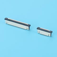 1.0LRAm-R-贴PWB5-L.SNFPC/FFC连接器1.0m间距.5H立式片拉拔错位