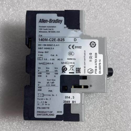 MAB罗克尔电机保护断路1器40T-C3E-BAPL2韦5