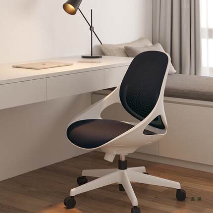 体工学人工靠舒适久坐电脑椅办公椅透气985背简约护腰员职员椅