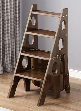 梯凳多能家用成室28182内儿童四脚踏人梯卧室简易两用折叠步脚踩