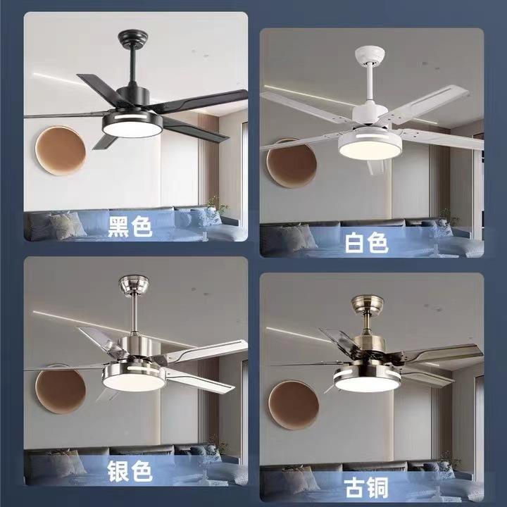 新款厅吊扇灯现代大风力室客风扇灯卧餐厅商用静电音无品牌/风扇