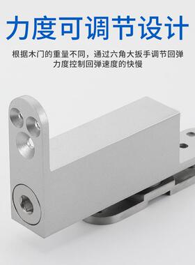缓冲回位天地转地862轴上轴下合页铰链定位门轴天带旋转轴隐形门