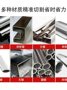 和盛切铝机铝型材管材棒材切4割机HS24255半自动切铝机铝棒切割机