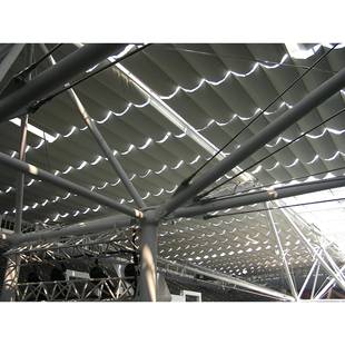 KI9S优诗曼阳光房阳帘折智玻能电动遮遥控叠天棚帘璃遮F7H98M79光