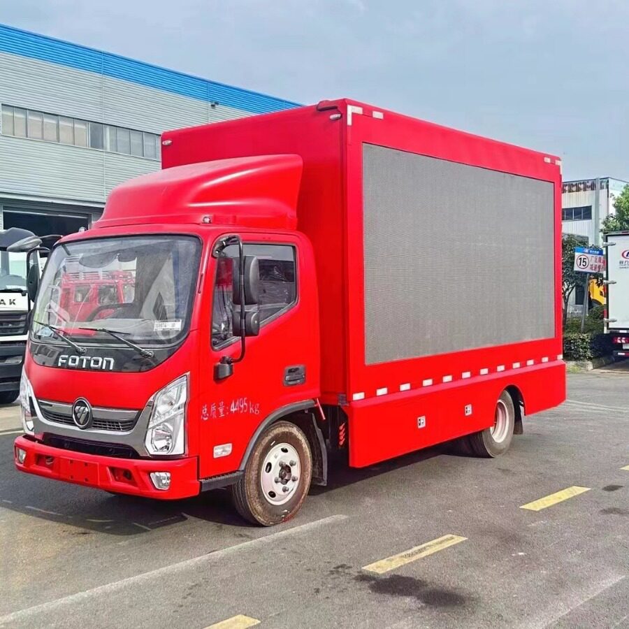 出口 车辆五十铃LED广告宣传车 彩屏广告宣传车
