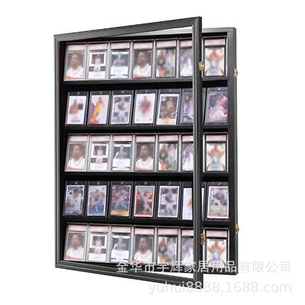 分层运分层球星卡展示相框棒球展示卡交易卡收藏墙动壁展示架篮盒