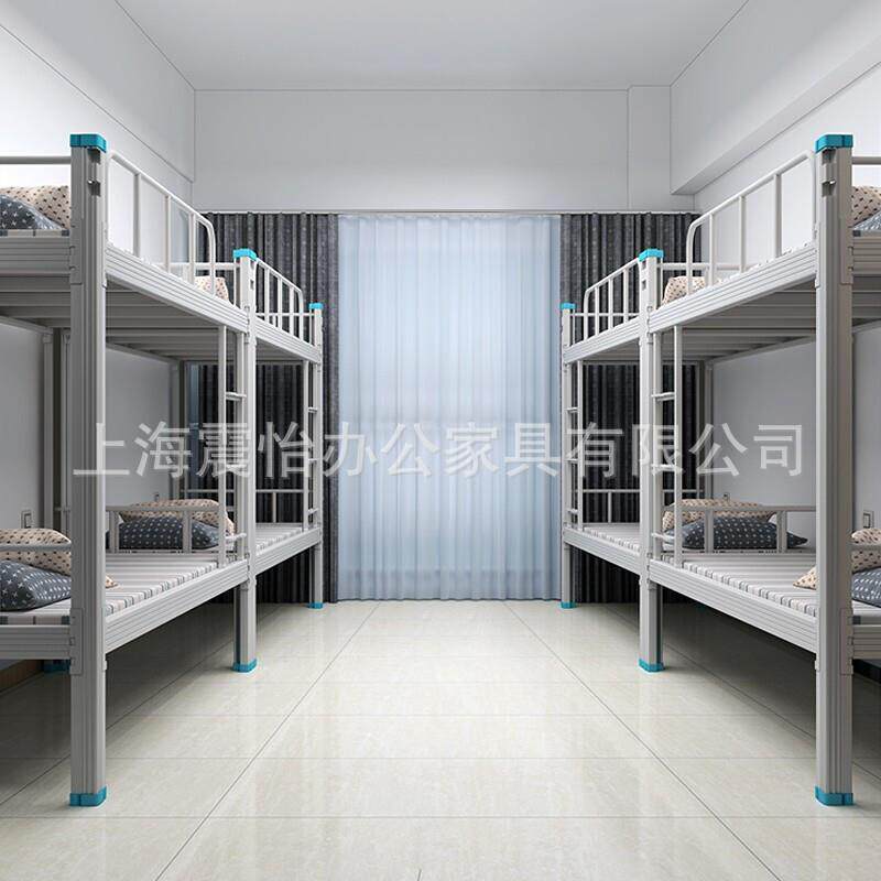 铁低艺床上下床无品牌/双层铁上下铺宿舍学校架学生双人床高架高