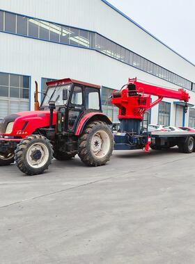 拖拉机平板吊FLP3-10吨运输管道钢电线杆板用多功能拉机筋拖平随