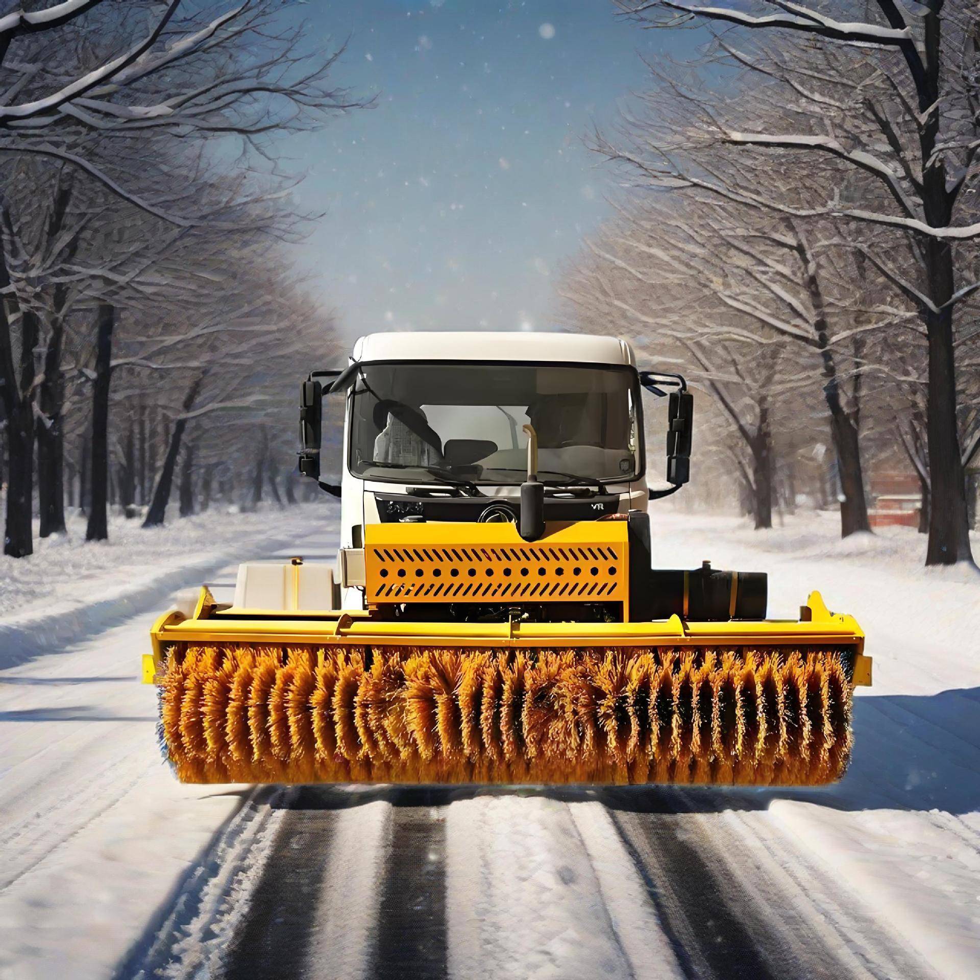 车载式除雪滚刷大面备积多规格373扫除雪刷除雪市政路面雪设滚刷