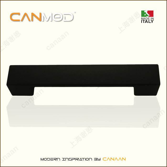 CamoDLRnd迦原装意大利进南口环保ABS塑料哑黑柜色抽屉门拉手PL83