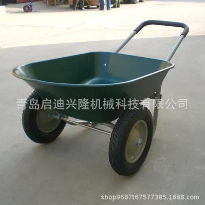 双轮车欧美市场畅销手推车载WB6211塑重大的手推车料斗手推车独轮