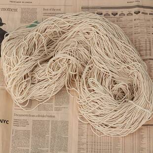 25#纯棉棉绳支21棉食品级棉线0.5-1米-全2mm线粗包粽子棉01012200