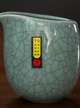 现片货开装哥窑陶瓷功夫茶具套一壶六杯家用泡茶壶礼93549品茶具