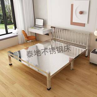 加.厚厚30不4锈钢床方管001单人床12米双人床1.8米简约环保1特.5