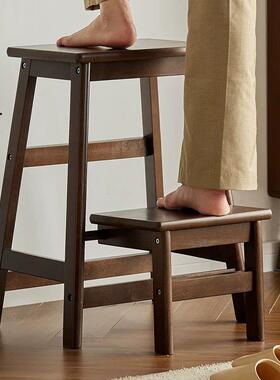 折叠梯凳一实木加两用梯子家用厨房多功能71026椅现代体简约凳子
