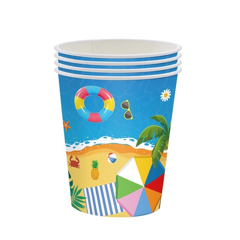 夏季沙滩主题派对装饰夏威夷聚会一次性纸杯纸盘纸巾桌布派对用品,节庆用品/礼品,甜品台装饰,淘宝优惠券,粉丝福利购,淘宝优惠卷