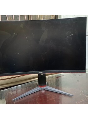 AOC CQ27G2,27寸电竞屏,屏幕破,其他完好,整机出
