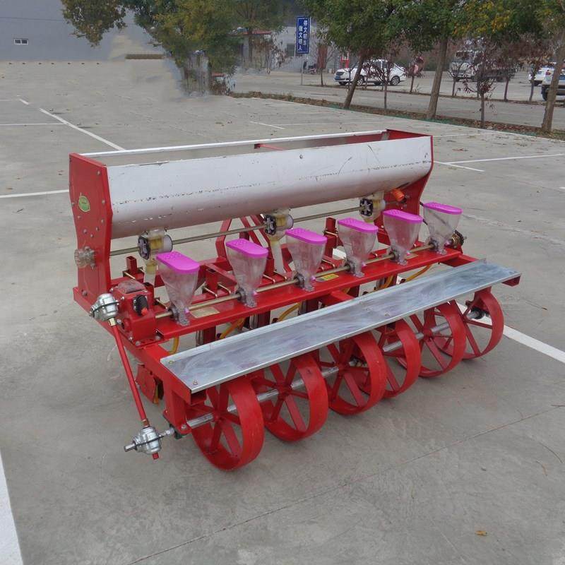 四轮车蔬菜播种机多行蔬谷式子6F-20播种机菜推汽油机蔬菜手播种