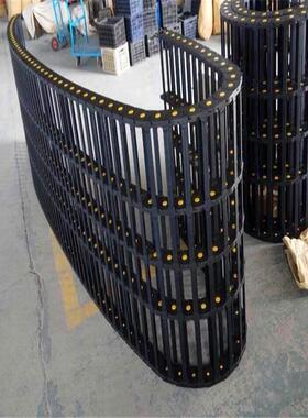 包邮半高速静音尼封龙拖SIR链GCTL机床线用增强塑缆闭料坦克链