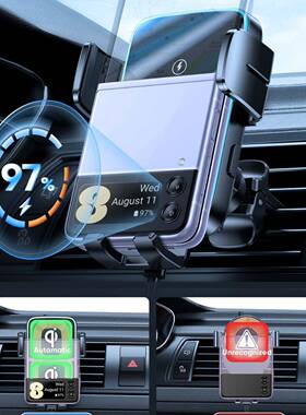 机乐堂新支品手车机载架线出风口无充支架OMM仪表台通用15w快充稳