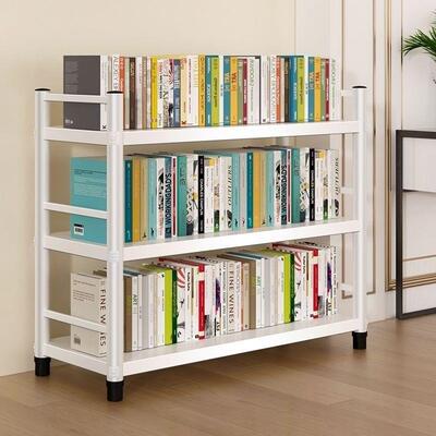 厚钢制书落DGC地多卧层放书大容架量结学生书柜白色客实厅书房室