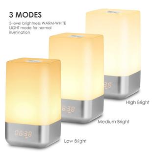 模900拟日自出日落然唤醒定时灯起床叫醒夜唤灯伴睡灯光醒闹钟学