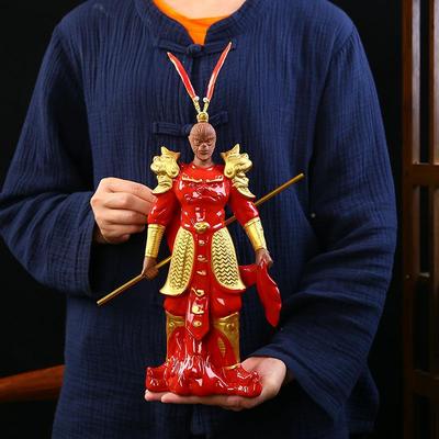 齐大天圣悟茶宠摆件可养紫砂茶玩创意鱼空缸EDW造景水族假孙山盆