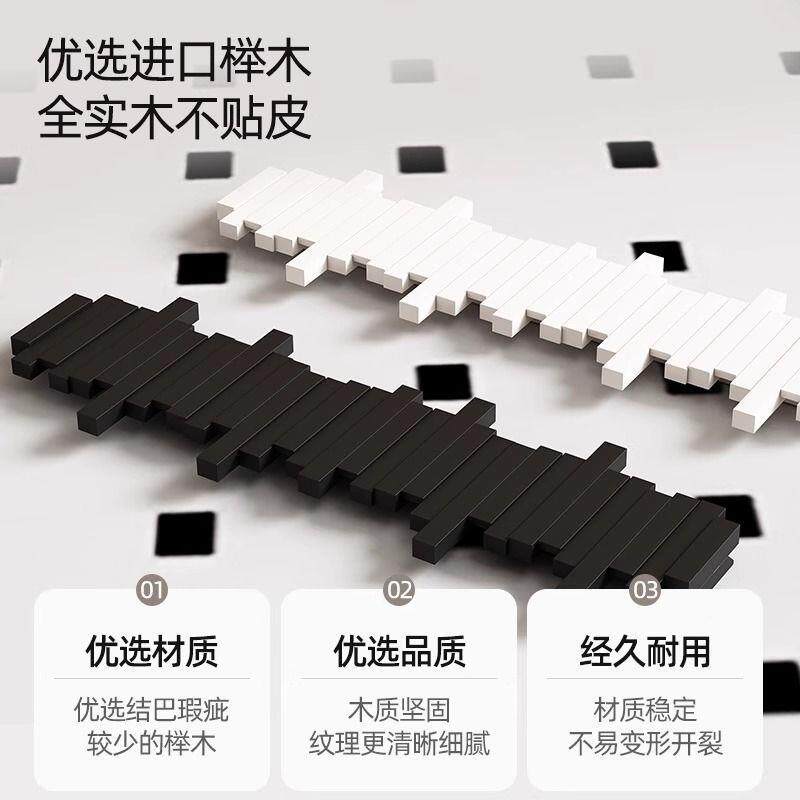 琴键实挂EXM衣帽架玄关入木户打进门衣帽挂包钥匙架可钢免孔客厅