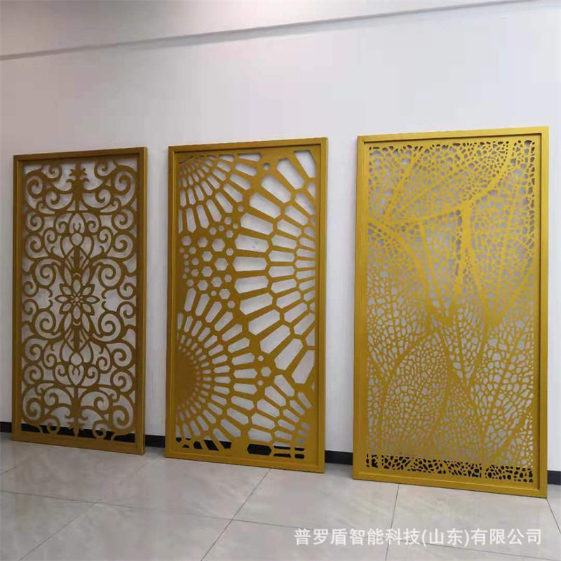 入户门板雕花客厅屏风隔断中式艺术镂空花格家用玄关遮挡规格多样
