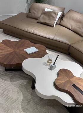 中古风云朵茶几不CRZ茶规则异形家用几客厅网红奢轻简约2025新款