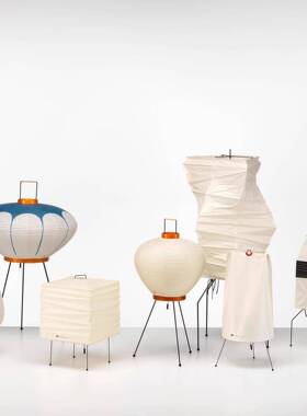 日式口勇落地红灯客厅网民宿野书房客59749厅卧室设师计立式纸雕