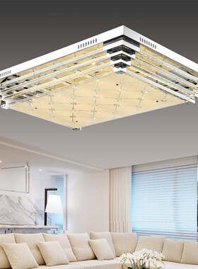 CL10703平板玻璃片 灯罩配件 客厅奢华水晶吸顶灯灯具灯饰80*60cm