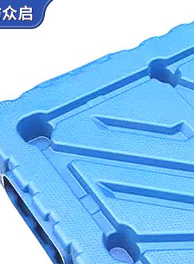 工VEQ业加厚双面塑托盘重型叉堆码塑胶卡板四吹面进加平厚板仓储