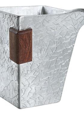 北禾家制用锡公道杯四方匀茶茶具茶道配件手工分76265茶器锡海器