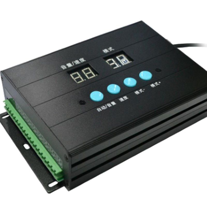 LED全彩数码管控制器DMX512景观灯具RGB管理系统屏幕控制电脑