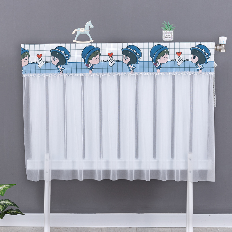 2022新款暖气片罩套老式暖气罩装饰遮挡防尘罩新式全包防熏墙盖布