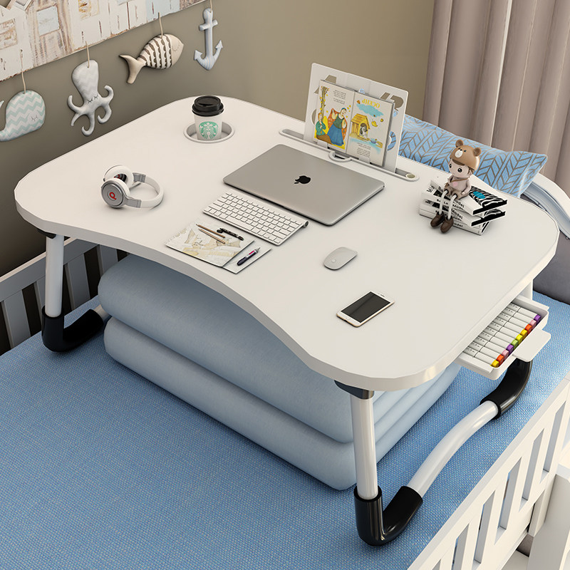 可折叠床上小桌子学习书桌笔记本电脑桌支架懒人卧室飘窗桌炕几大